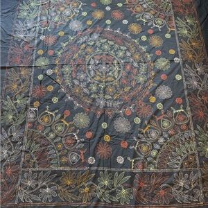 Hand Embroidered Nakshi Kantha Bed & Pillow Coverings